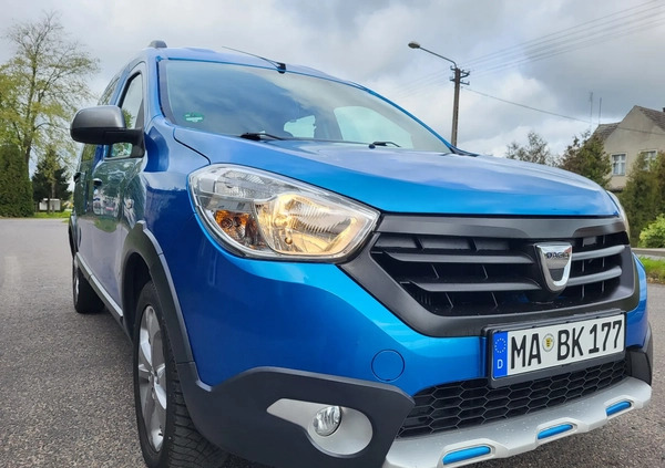 Dacia Dokker cena 32800 przebieg: 134850, rok produkcji 2015 z Złotów małe 781